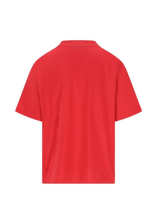 26SS 발렌시아가 로렐 클래식 미디엄 핏 티셔츠 850990TSVC96167 REDBLACK - BALENCIAGA