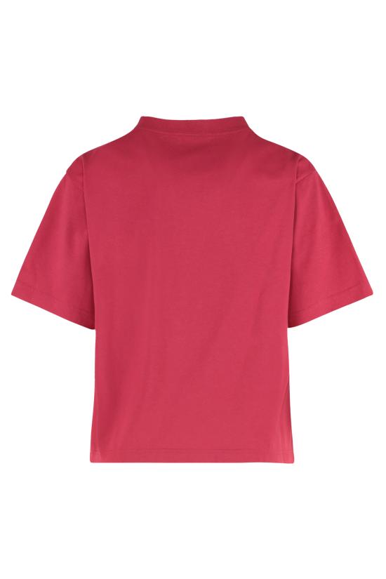 26SS 발렌시아가 로렐 클래식 미디엄 핏 티셔츠 850990TSVC96167 REDBLACK - BALENCIAGA