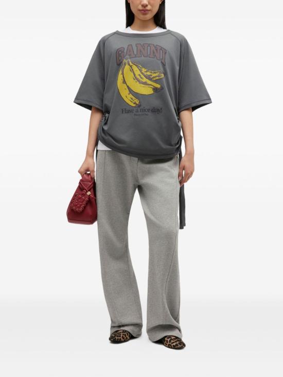 26SS 가니 바나나 티셔츠 A1050047490 VOLCANASH - GANNI