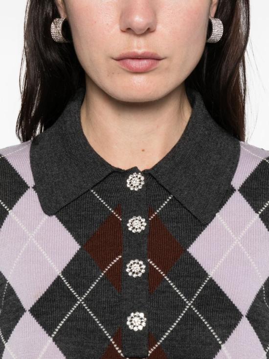 26SS 셀프 포트레이트 스웨터 RS26185TGR GREY - SELF PORTRAIT