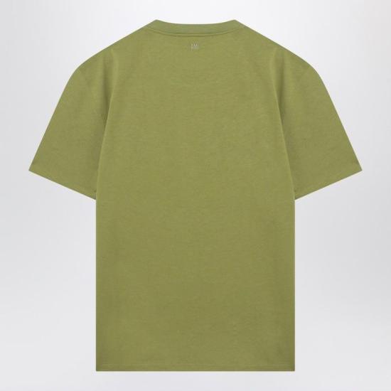 26SS 아미 스몰 하트 로고 코튼 크롭 티셔츠 FTS347724A035 MATCHA - AMI