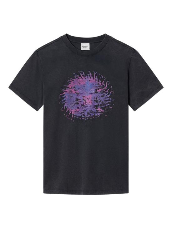 26SS 이자벨마랑에뚜왈 반팔 티셔츠 TS0147FAD1N04E02FK FADEDBLACK