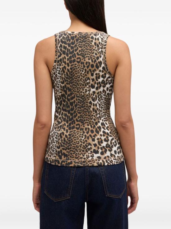 26SS 가니 레오파드 립 탱크탑 A1050073943 LEOPARD - GANNI