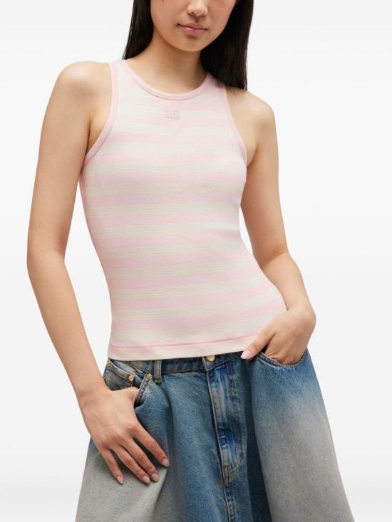 26SS 가니 스트라이프 립 탱크탑 A1050049868 CHALKPINK - GANNI