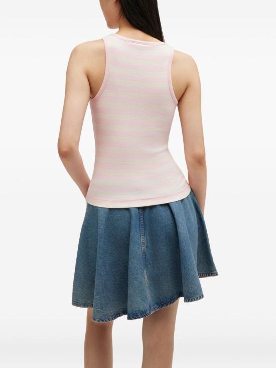 26SS 가니 스트라이프 립 탱크탑 A1050049868 CHALKPINK - GANNI