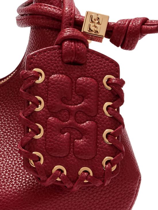 26SS 가니 그레인드 미니 호보백 B207014109F REDDAHLIA - GANNI