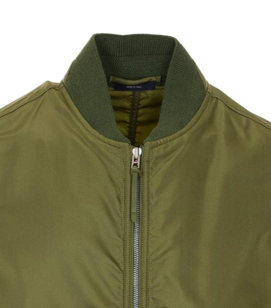  톰포드 봄버 자켓 톰 포드 새틴 봄버 재킷 그린 - TOMFORD