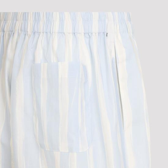  자크뮈스 숏팬츠 칼레콘 쇼츠 GT 블루 베이지 과슈 프린트 - JACQUEMUS