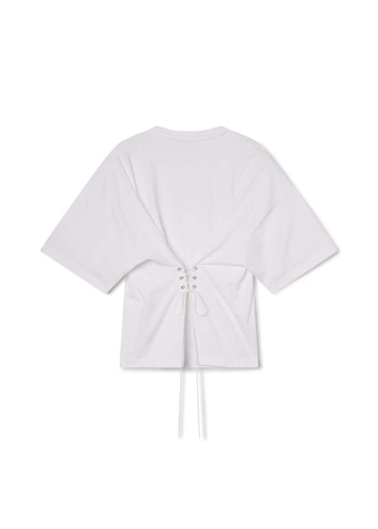  에이골디 반팔 티셔츠 아골드 엘러리 티 화이트 - AGOLDE