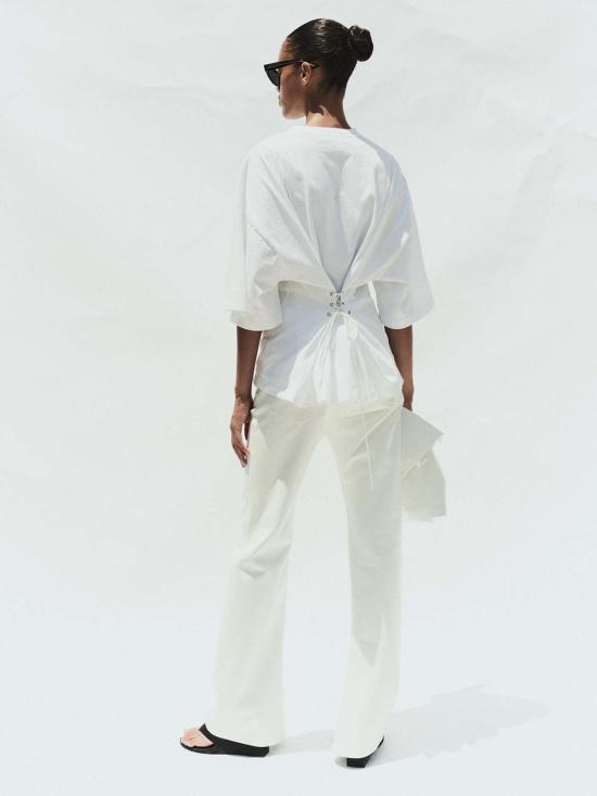  에이골디 반팔 티셔츠 아골드 엘러리 티 화이트 - AGOLDE