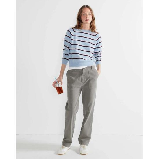  큘 스웨터 쿨레 시드니  블루/네이비/와인/화이트 - KULE