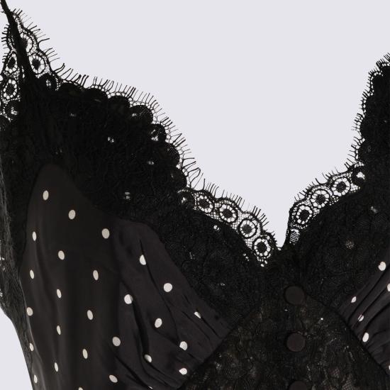  셀프 포트레이트 롱 원피스 드레스 블랙 - SELF PORTRAIT