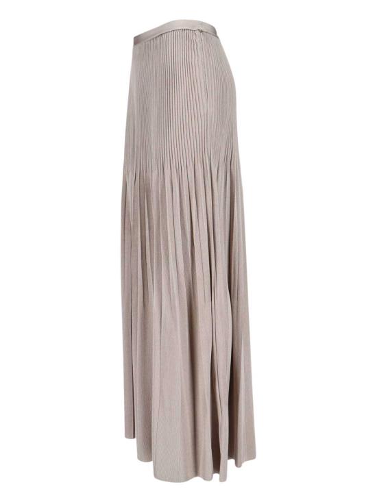  조르지오 아르마니 롱 스커트 맥시 플리츠  그레이 - GIORGIO ARMANI