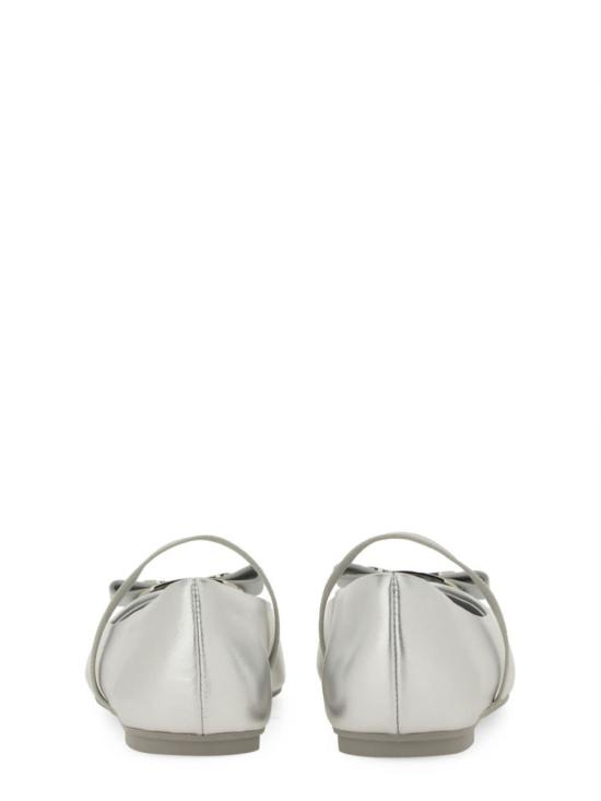  살바토레 페라가모 플랫 슈즈 Ferragamo Dancer New Vara 플랫 실버 - SALVATORE FERRAGAMO