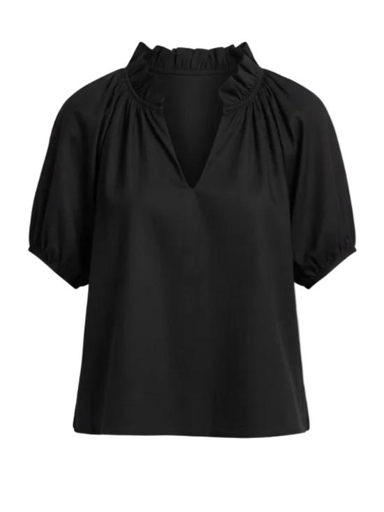  시레나 블라우스 클레멘타인 탑 블랙
