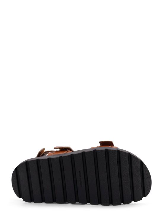  토리버치 샌들 멜로우 로우 레더  (갈색) - TORY BURCH