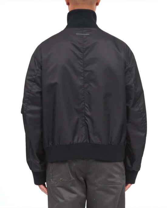  MM6 메종마르지엘라 봄버 자켓 Mm6 메종 마르지엘라 스포츠 봄버 재킷 블랙 - MM6 MAISON MARGIELA