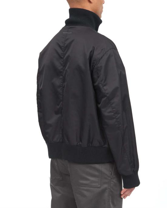  MM6 메종마르지엘라 봄버 자켓 Mm6 메종 마르지엘라 스포츠 봄버 재킷 블랙 - MM6 MAISON MARGIELA