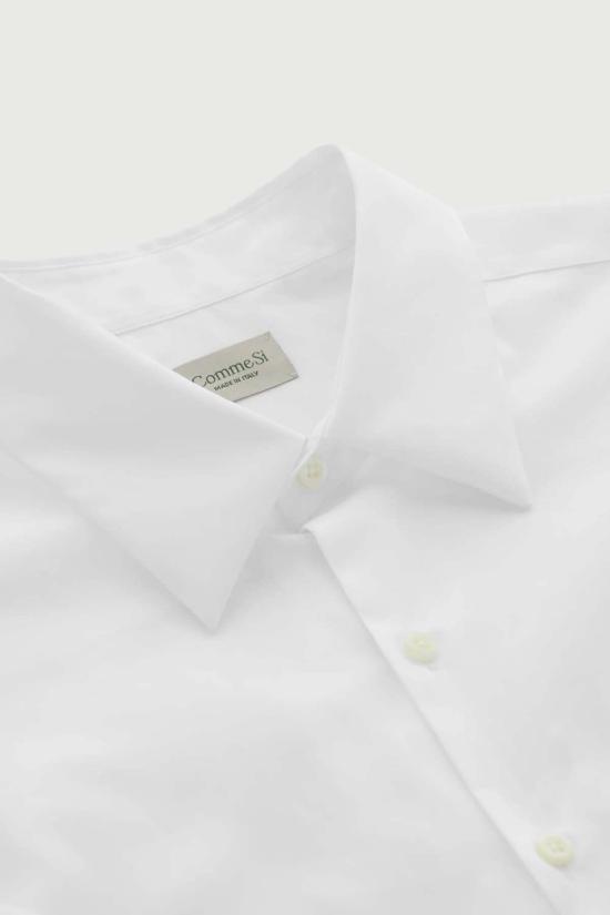  Comme Si 블라우스 La 블라우스 클래시카 블라우스 화이트