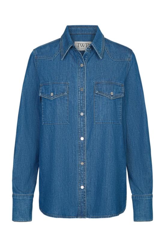  티더블유피 데님 셔츠 타운프 랜처스 딸 셔츠 파리