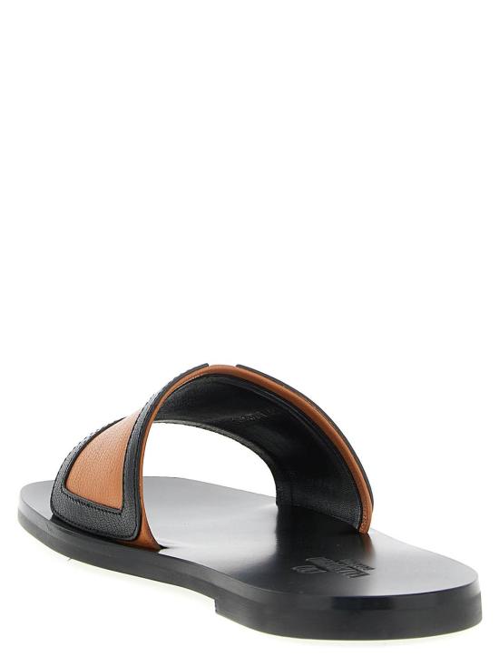  발렌티노 가라바니 샌들 Valentino Garavani Viva 슈퍼스타 슬라이드 브라운 - VALENTINO GARAVANI