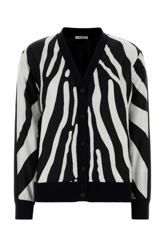  살바토레 페라가모 가디건 페라가모 블랙 비스코스