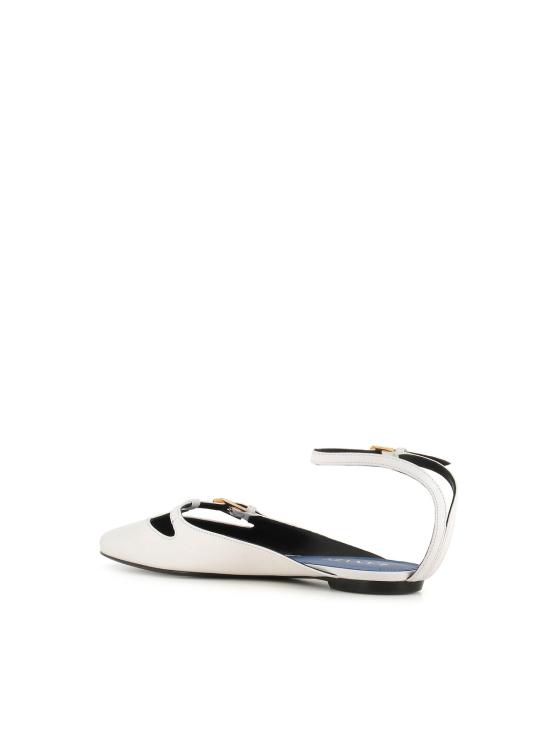  랑방 플랫 슈즈 발레리나  에크루 - LANVIN