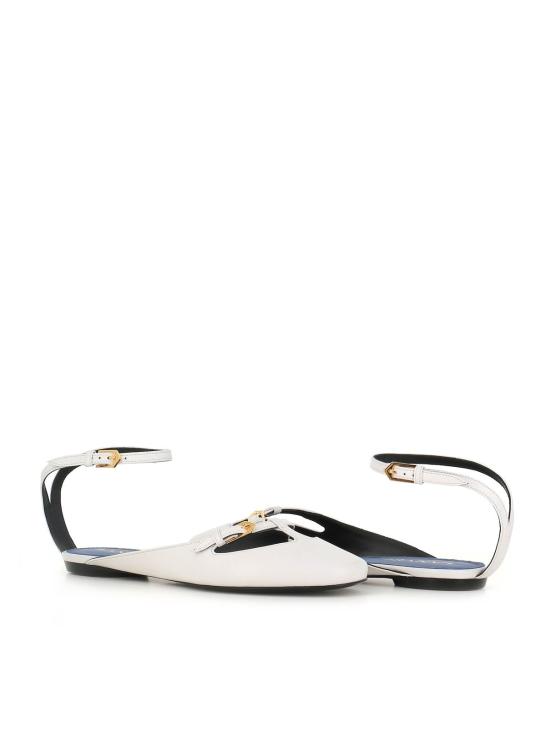  랑방 플랫 슈즈 발레리나  에크루 - LANVIN