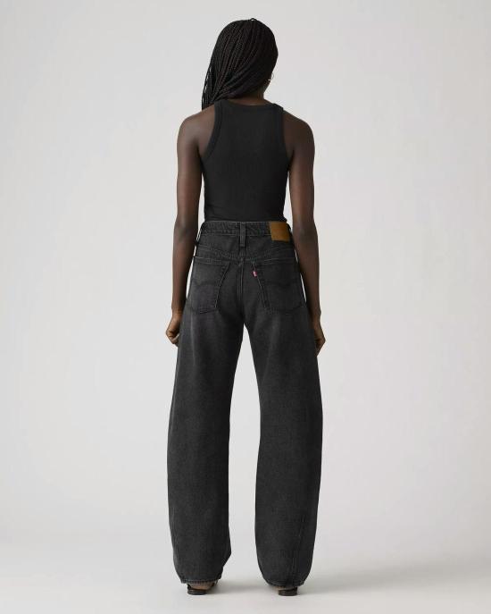  리바이스 데님 팬츠 배기 대드 배럴 진 레벨 엣지 블랙 - LEVI'S