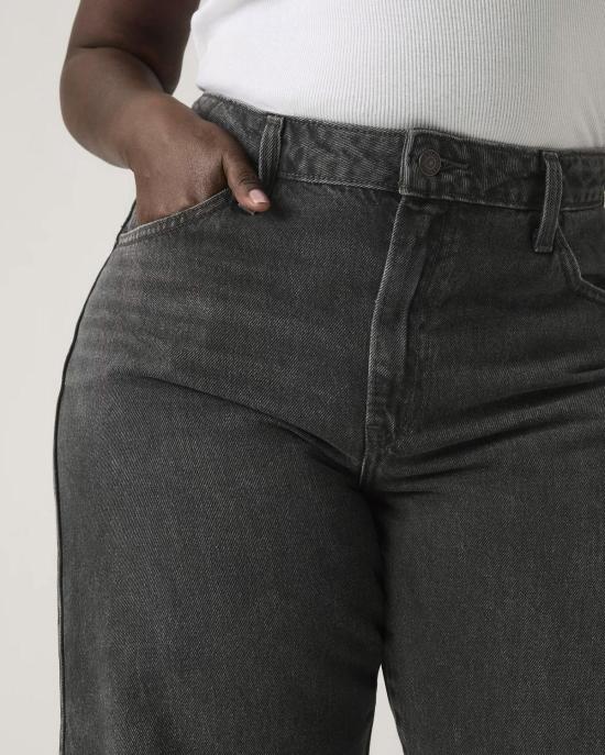  리바이스 데님 팬츠 배기 대드 배럴 진 레벨 엣지 블랙 - LEVI'S