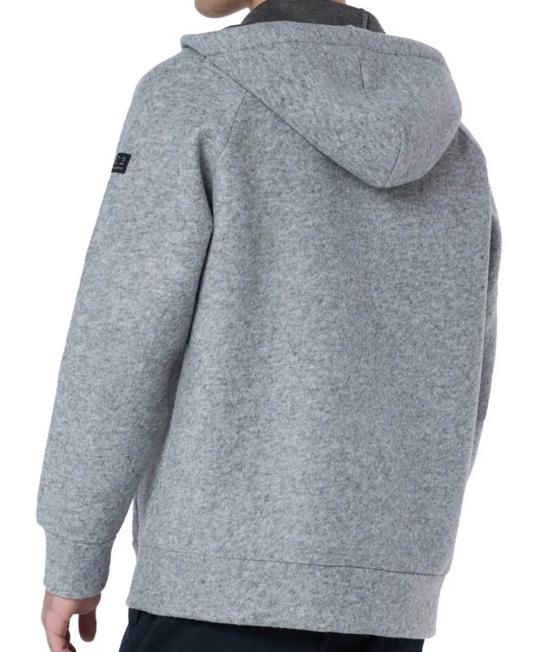 25FW 세인트바쓰 후드 티셔츠 CARRELWOOL00035I Grey - MC2 SAINT BARTH