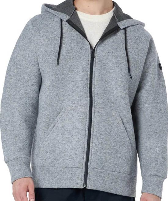 25FW 세인트바쓰 후드 티셔츠 CARRELWOOL00035I Grey - MC2 SAINT BARTH