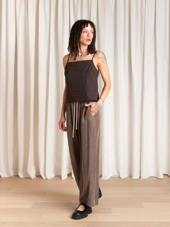  알리 골든 블라우스 슬립 탑 - ALI GOLDEN