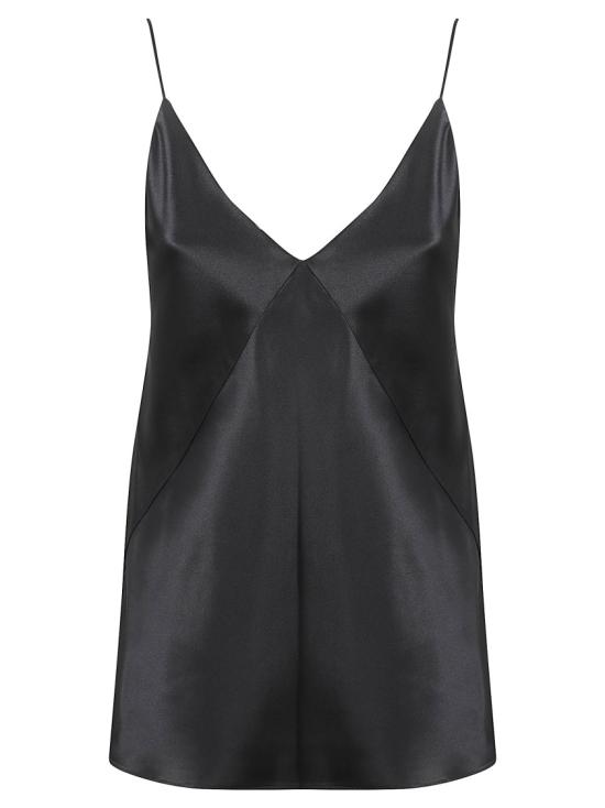  막스마라 메텔로 실크 캐미솔 2421166014600 002 Black