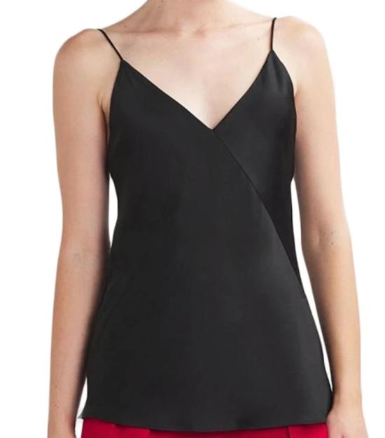  막스마라 메텔로 실크 캐미솔 2421166014600 002 Black - MAX MARA