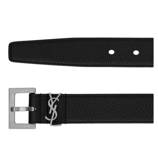  생로랑 모노그램 벨트 634440DTI0E1000 White - SAINT LAURENT