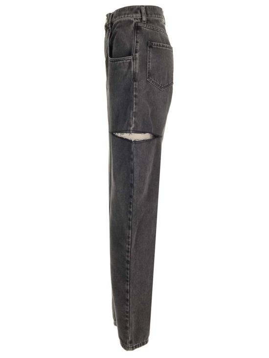  마르지엘라 스트레이트 팬츠 메종  블랙 워시 진 블랙 - MAISON MARGIELA