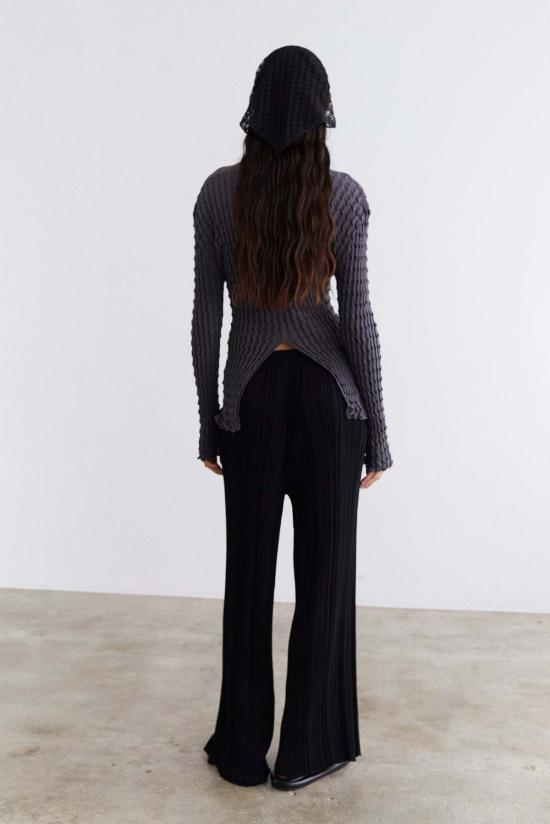  러스 스트레이트 팬츠 루텐  블랙 - RUS