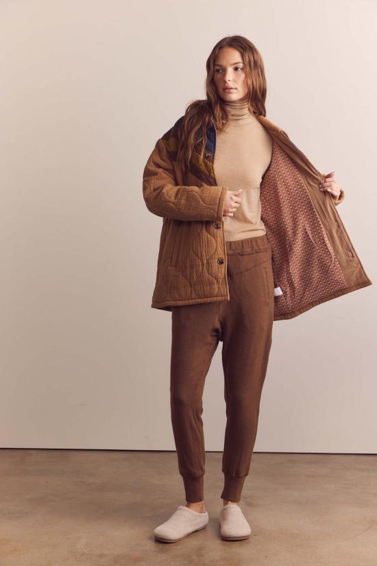  amente 봄버 자켓 아멘테 컬러 블록 코튼 봄버 재킷 코코 - OTHER BRANDS