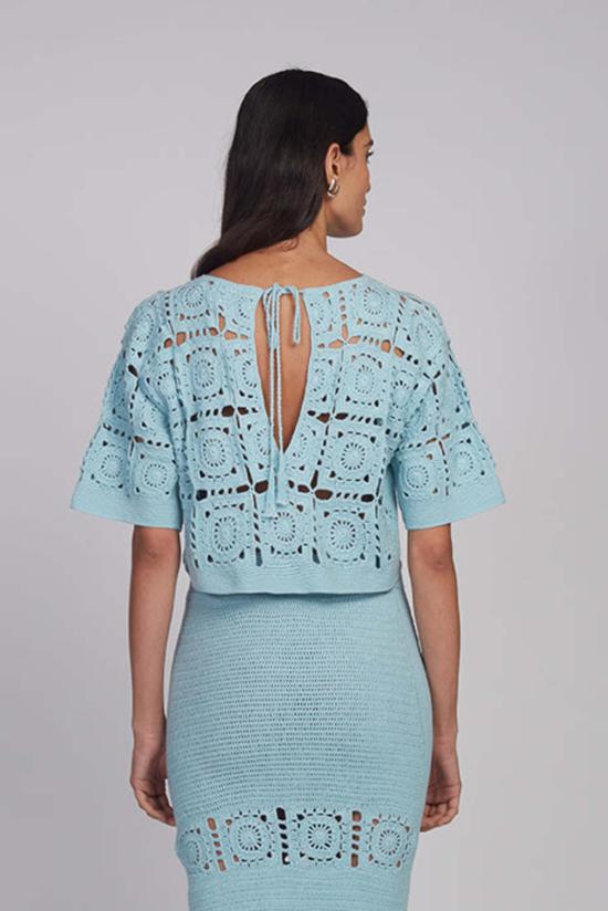  ELEVEN SIX 반팔 티셔츠 일레븐 식스 아든 크로셰 탑 - OTHER BRANDS