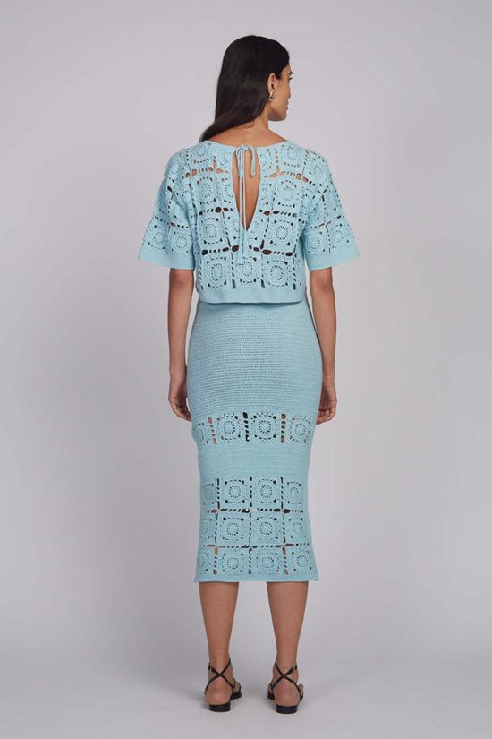  ELEVEN SIX 반팔 티셔츠 일레븐 식스 아든 크로셰 탑 - OTHER BRANDS