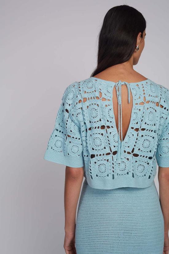  ELEVEN SIX 반팔 티셔츠 일레븐 식스 아든 크로셰 탑 - OTHER BRANDS