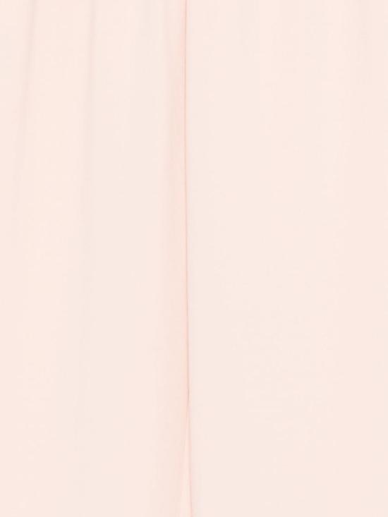  엠포리오 아르마니 스트레이트 팬츠 핑크색 엘라스틱 팬츠 - EMPORIO ARMANI