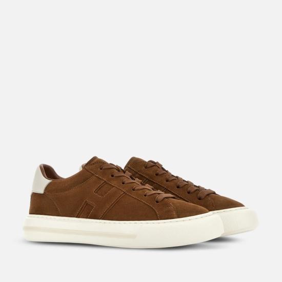 26SS 호간 레벨 스니커즈 HXM6910FU10UHO7D96 Brown - HOGAN