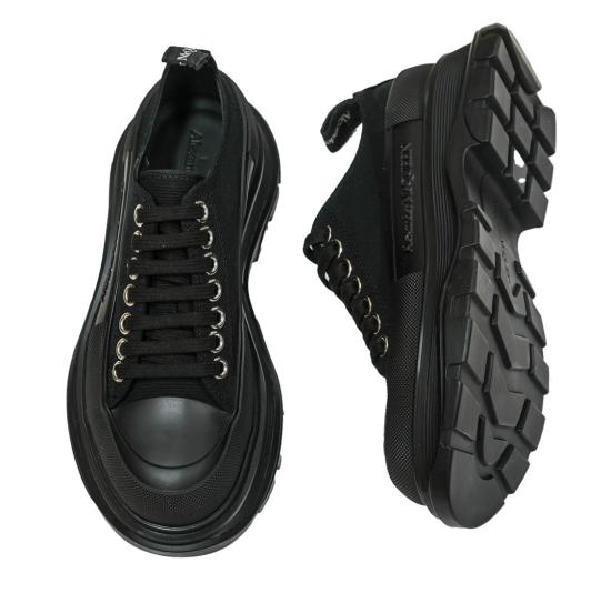  알렉산더 맥퀸 트레드 슬릭 레이스업 슈즈 697072W4MV21000 Black - ALEXANDER MCQUEEN