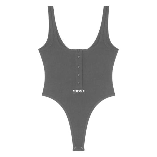  베르사체 바디수트 티셔츠 언더웨어 바디수트 블랙