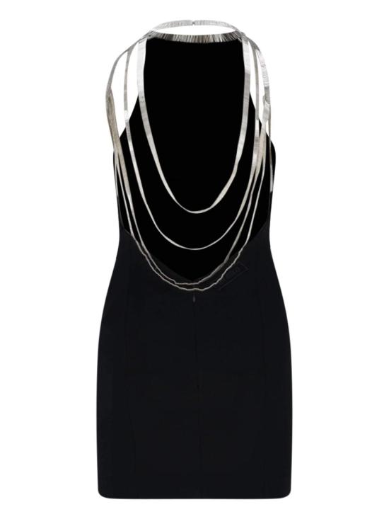  디 아티코 숏 원피스 아티코 스팽글 미니 드레스 블랙 - THE ATTICO