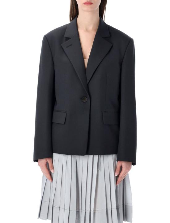  로우클래식 수트 자켓 로우컷 클래식 테일러드 재킷 블레이저 차콜