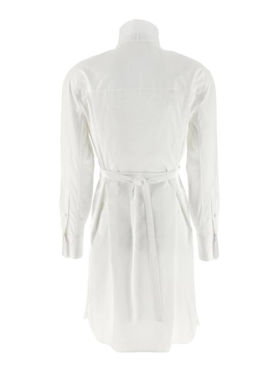 25SS 알렉산더 맥퀸 미디 원피스 834043QAABS9000 White - ALEXANDER MCQUEEN