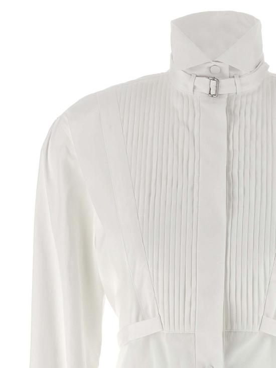 25SS 알렉산더 맥퀸 미디 원피스 834043QAABS9000 White - ALEXANDER MCQUEEN